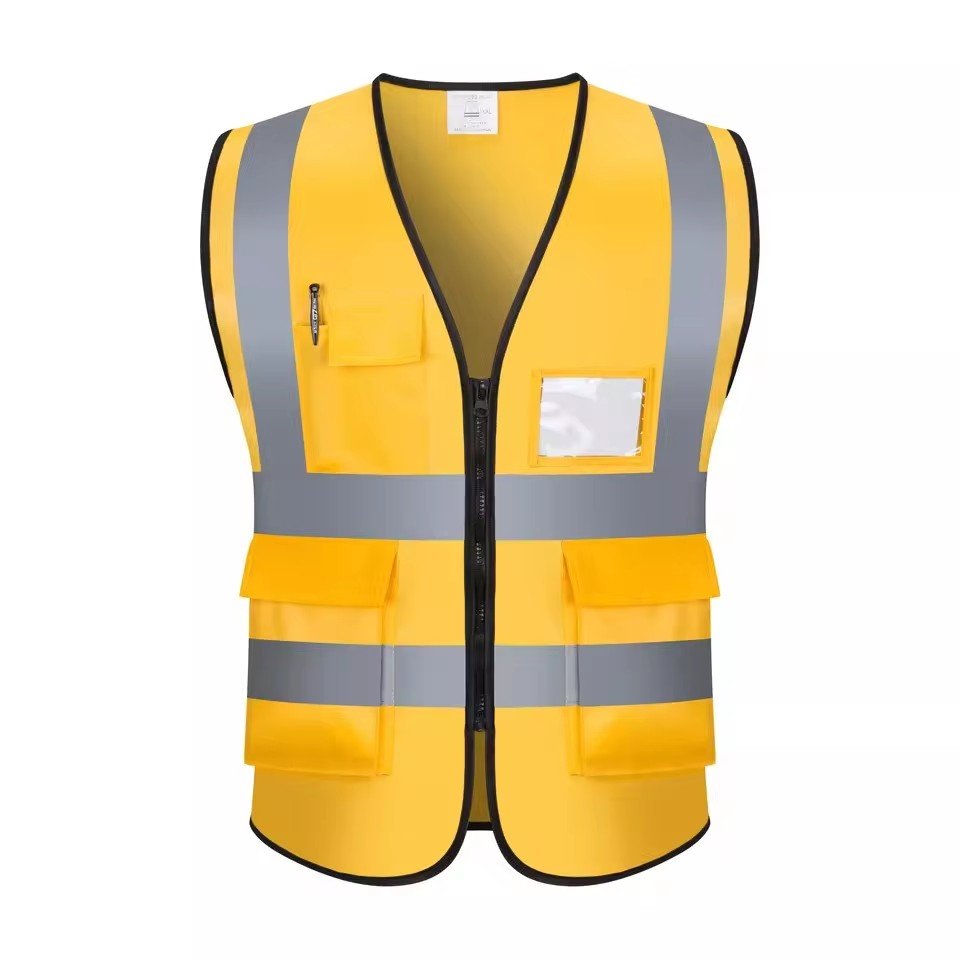 2024 New Products Polyester blue safety vest hi visible reflective