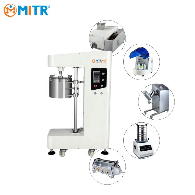 High power density laboratory stirred vertical ball mill/ultrafine micro herbs grinding powder ball mill machine