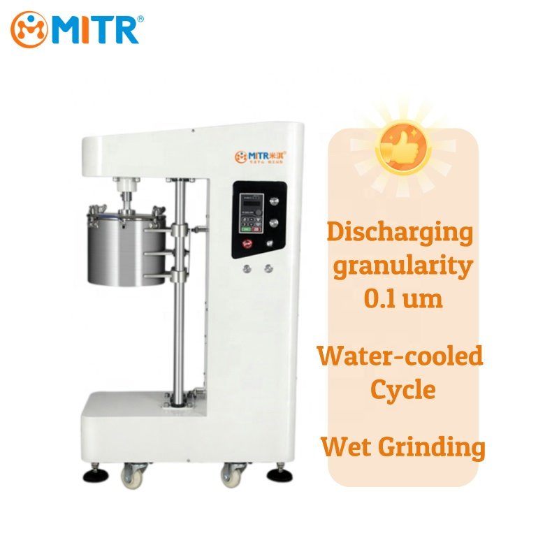 High power density laboratory stirred vertical ball mill/ultrafine micro herbs grinding powder ball mill machine