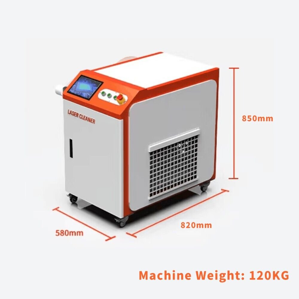 Good Price 1500W Water Cooling Pulse Laser Cleaning Machine For Metal Or Stone Surface Rust Or Paint Removing