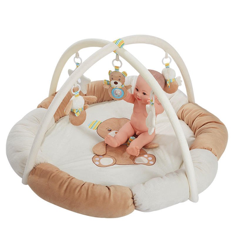 Baby Toy for Children Hot game blanket custom size ring bell indoor crawling mats infant gym baby playmat