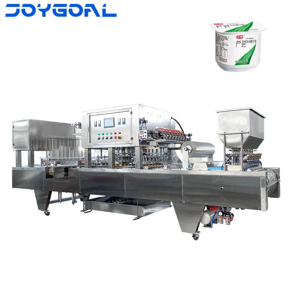 Stand cup filling and capping equipment for food industry