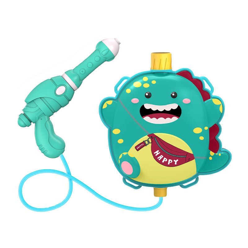 Large capacity cute backpack water gun toy kids summer beach water battle water shooting blaster toy with backpack for kids