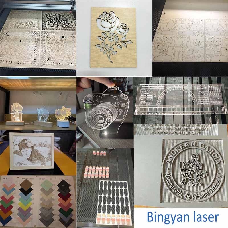 High Precise 6090 1390 marble 3d laser printer Wood Cutter 40w 60w CO2 USB Laser Engraving Cutting Machine