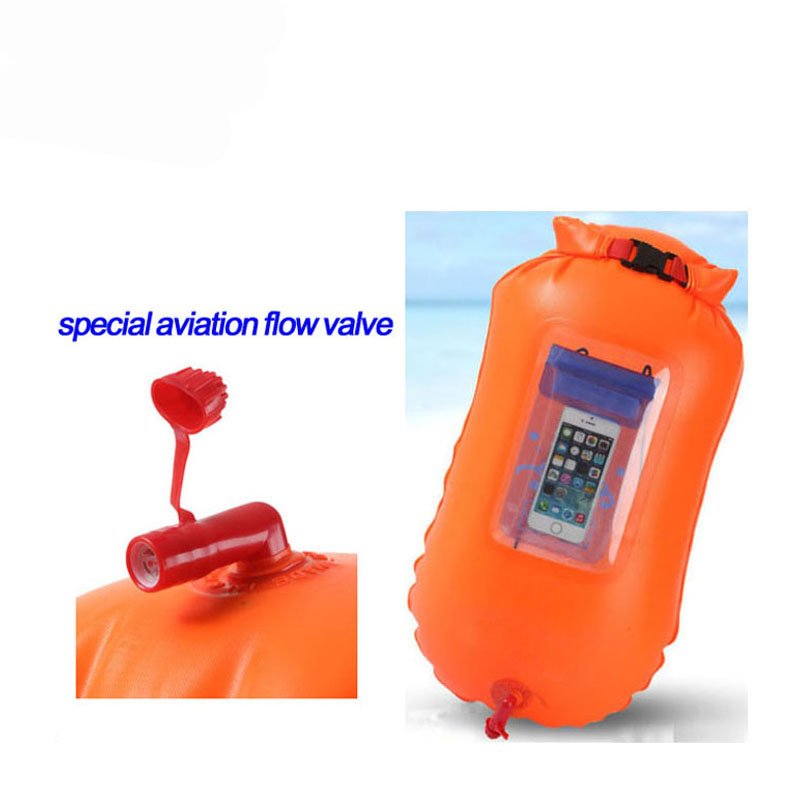 Open Water Swimming Buoy Bag for Safer Swimming Adult Kids Ultralight Swimming Buoy