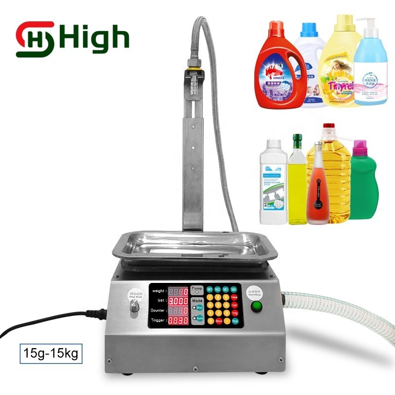 L17 large flow automatic quantitative liquid edible oil dispensing equipment weighing filling machine