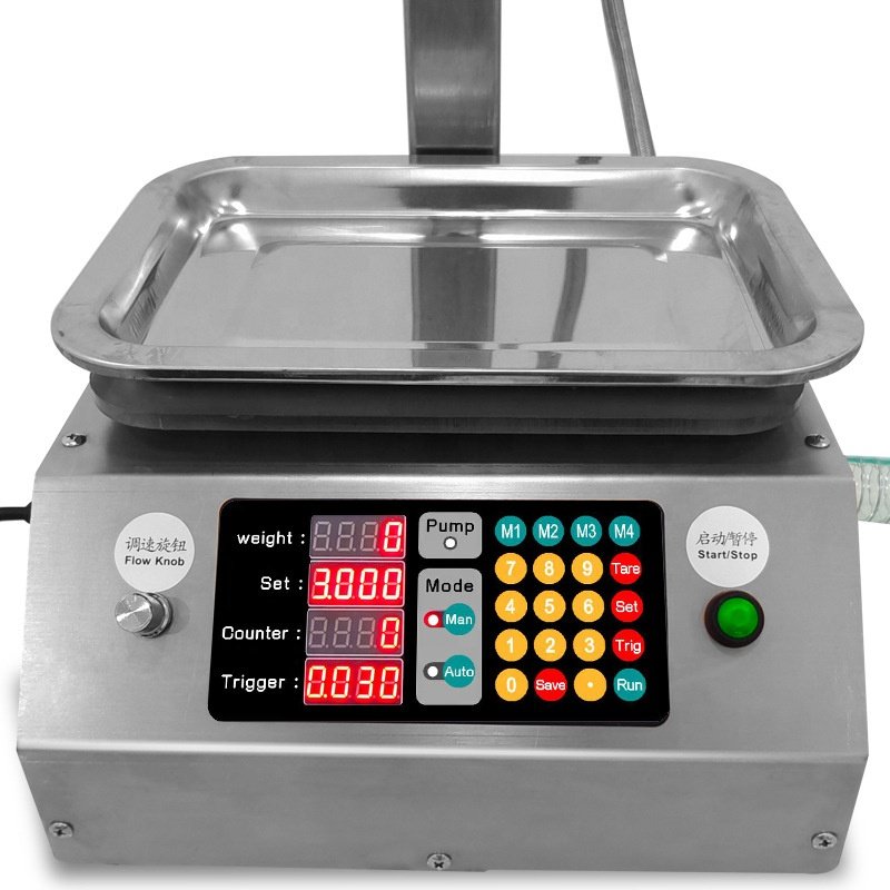 L17 large flow automatic quantitative liquid edible oil dispensing equipment weighing filling machine