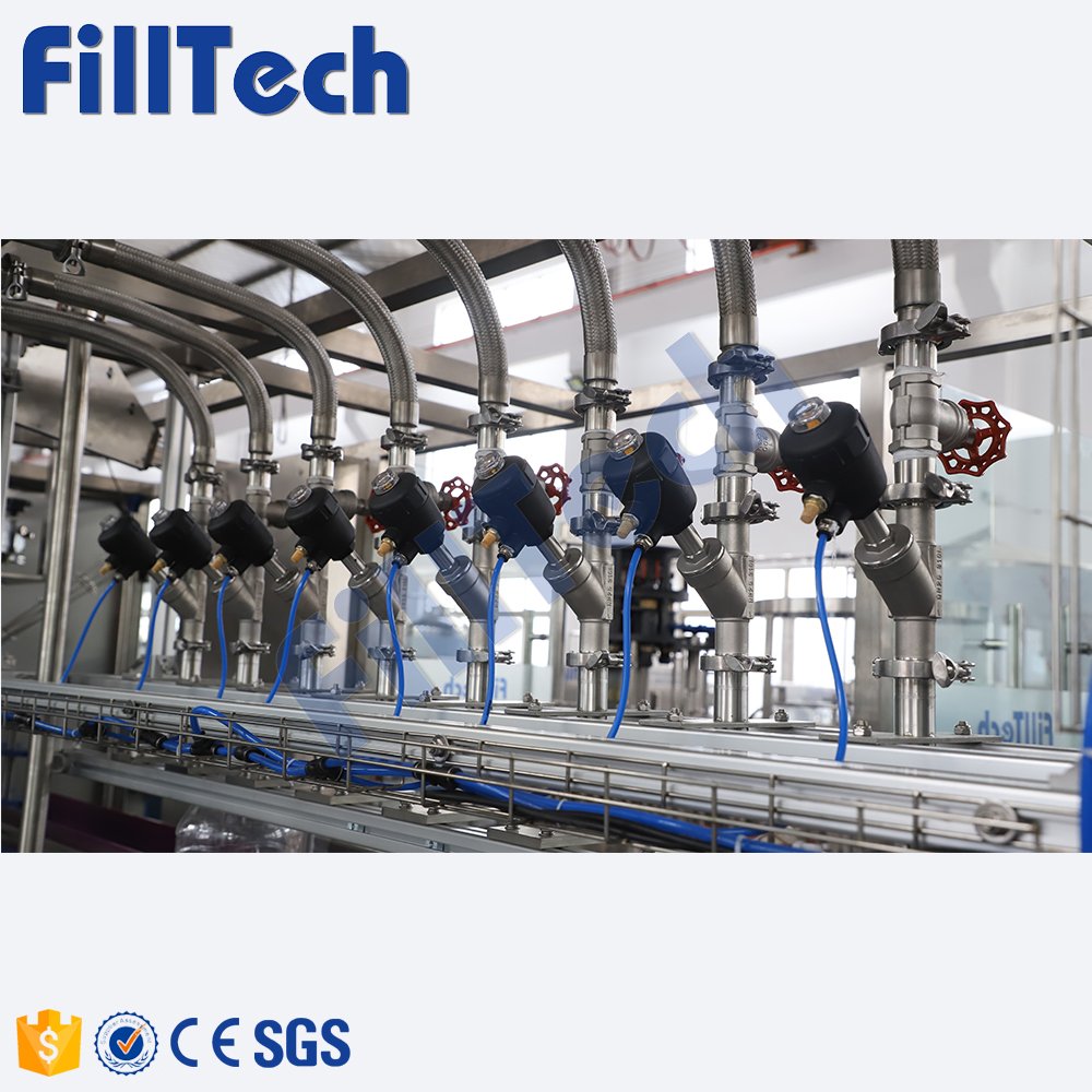 Full automatic 15L bottle filling machine for water production line with plastic bottle filling machine