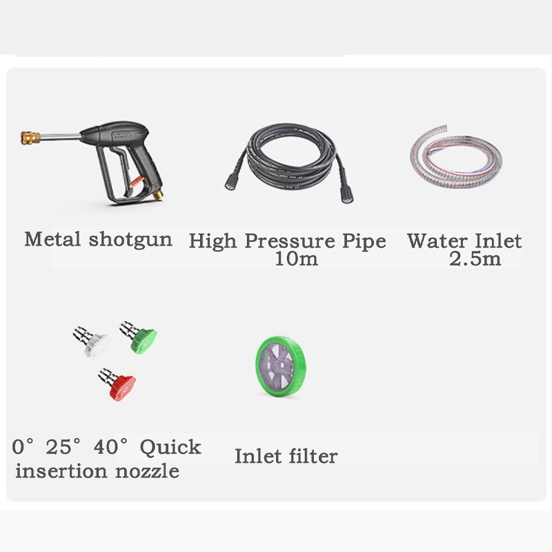 1900PSI LUTIAN 220V 2.5KW 130bar 13LPM Household Multifunction Commercial Farm Cleaning Machine High Pressure Water Car Washer