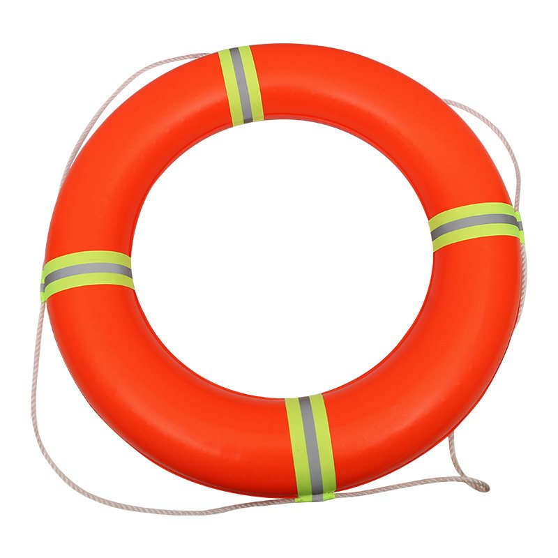 Outdoor Life Buoy Water Safety Products Orange Float Plastic Ring Rescue for Boat