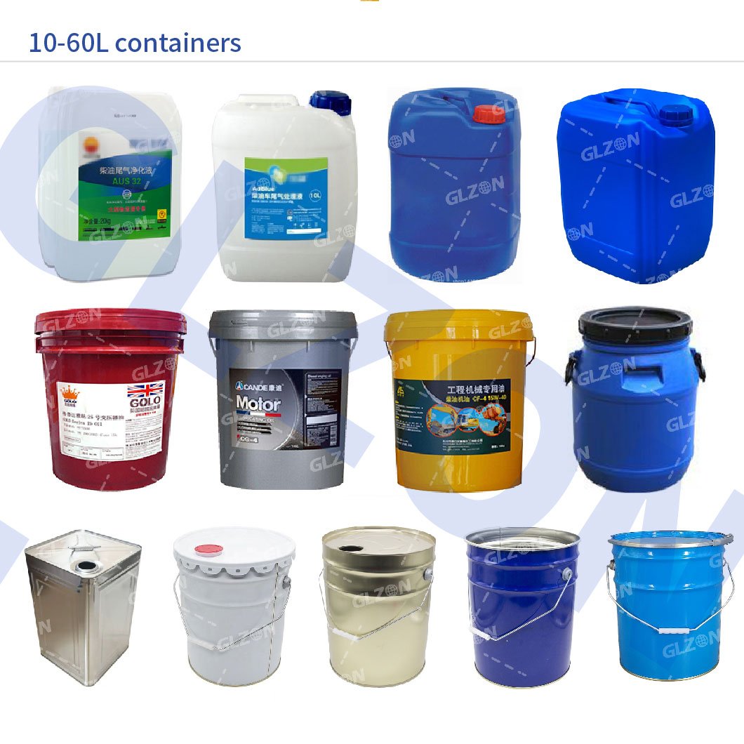 Semi-automatic Hopper Type Oil Chemical Metal Pail Liquid Filling Machine