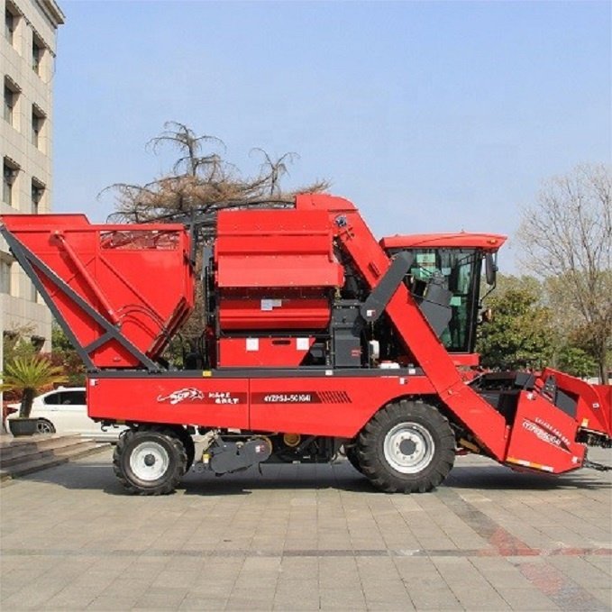 TAVOL High quality mini rice track combine harvester corn maize small wheat harve sterrain water harvesting system machine