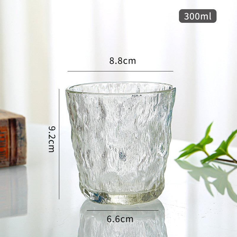 Wine Whiskey Cup Sublimation Colored Glacier glass cup Crystal glass Customized Logo OEM ODM Style Modern ins popular
