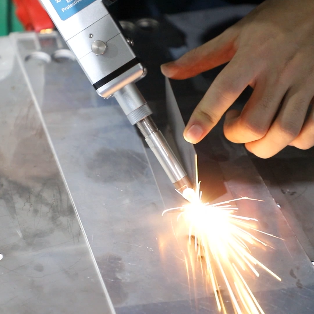 Hans Laser MPS-HWA laser welding machine, stainless steel, aluminum laser welding