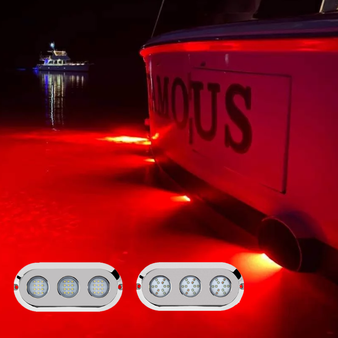 High Intensity 180W Boat Transom Marine Led Underwater Lights 12V 24V