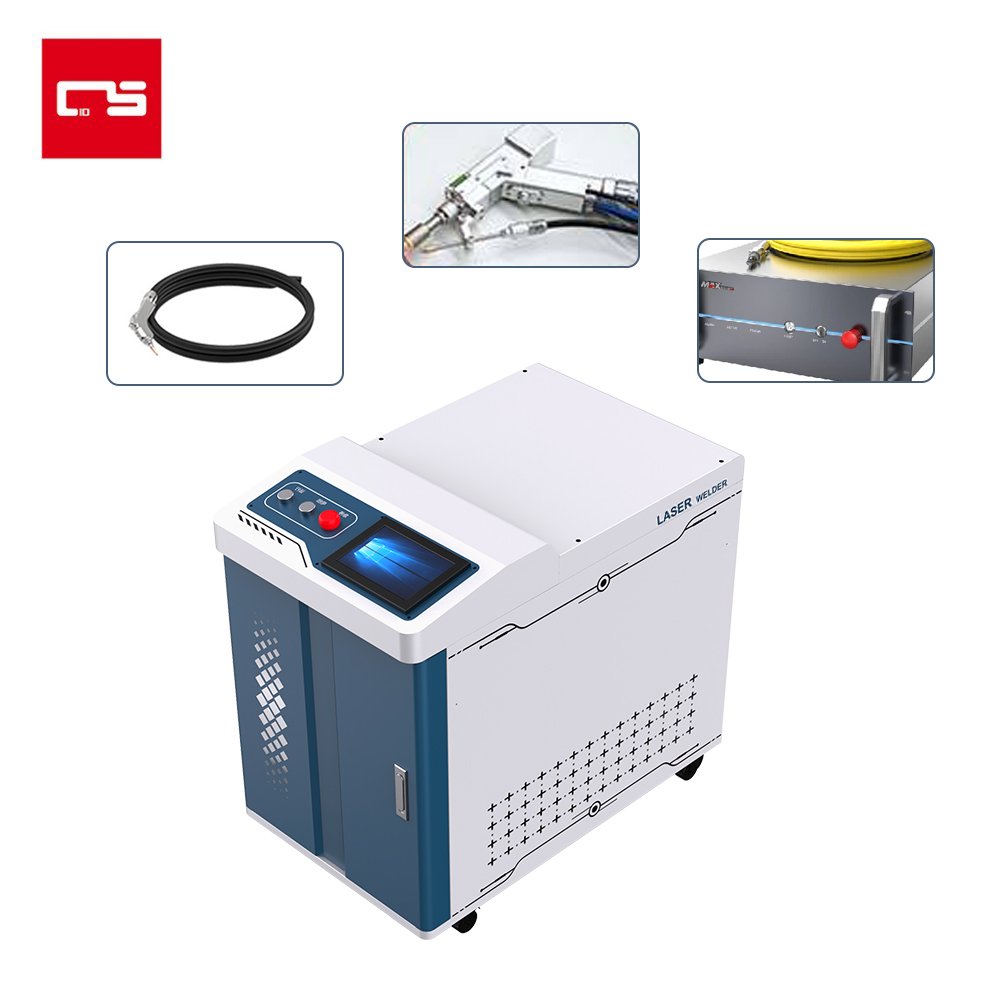 High safety level Raycus BWT 3000w metal mold 3in1 fiber laser welding machine cleaner cutter from China for sale