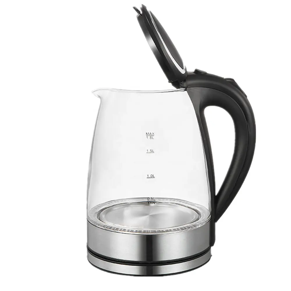 1.8L Household Use Fast Heating Wholesale Glass Electric Kettle