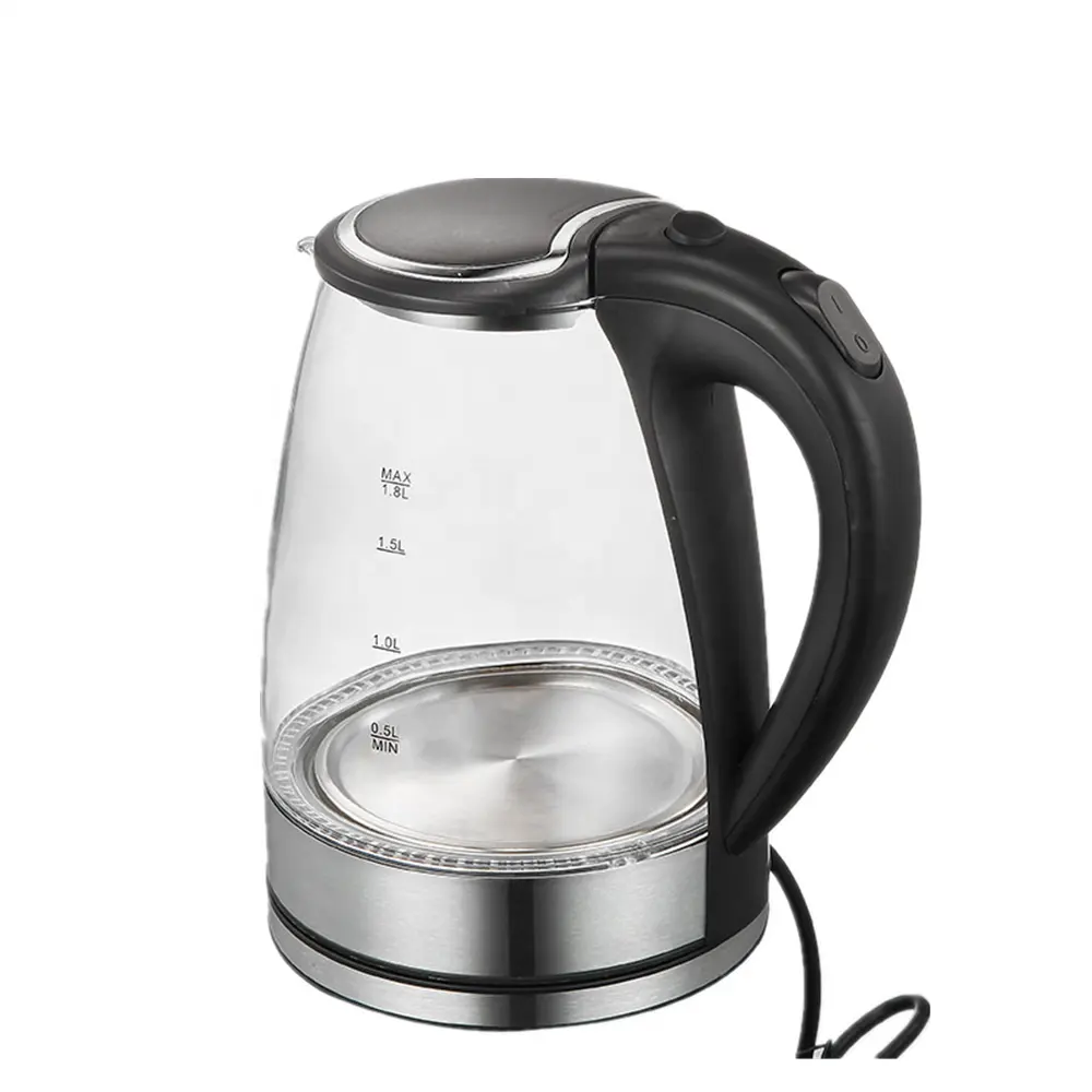 1.8L Household Use Fast Heating Wholesale Glass Electric Kettle