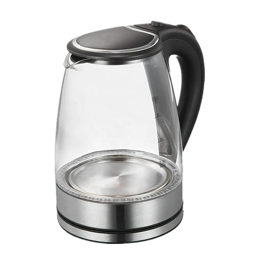 1.8L Household Use Fast Heating Wholesale Glass Electric Kettle
