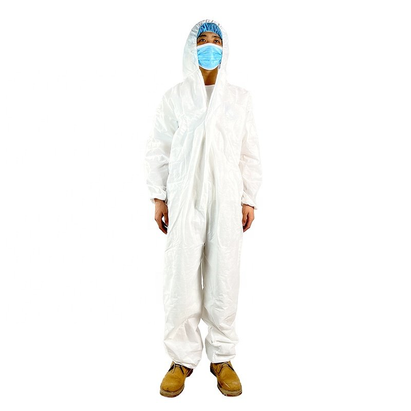 Best-selling Work Coveralls Pp+pe Jumpsuit Microporous Coverall - Buy Cheap Work Coveralls