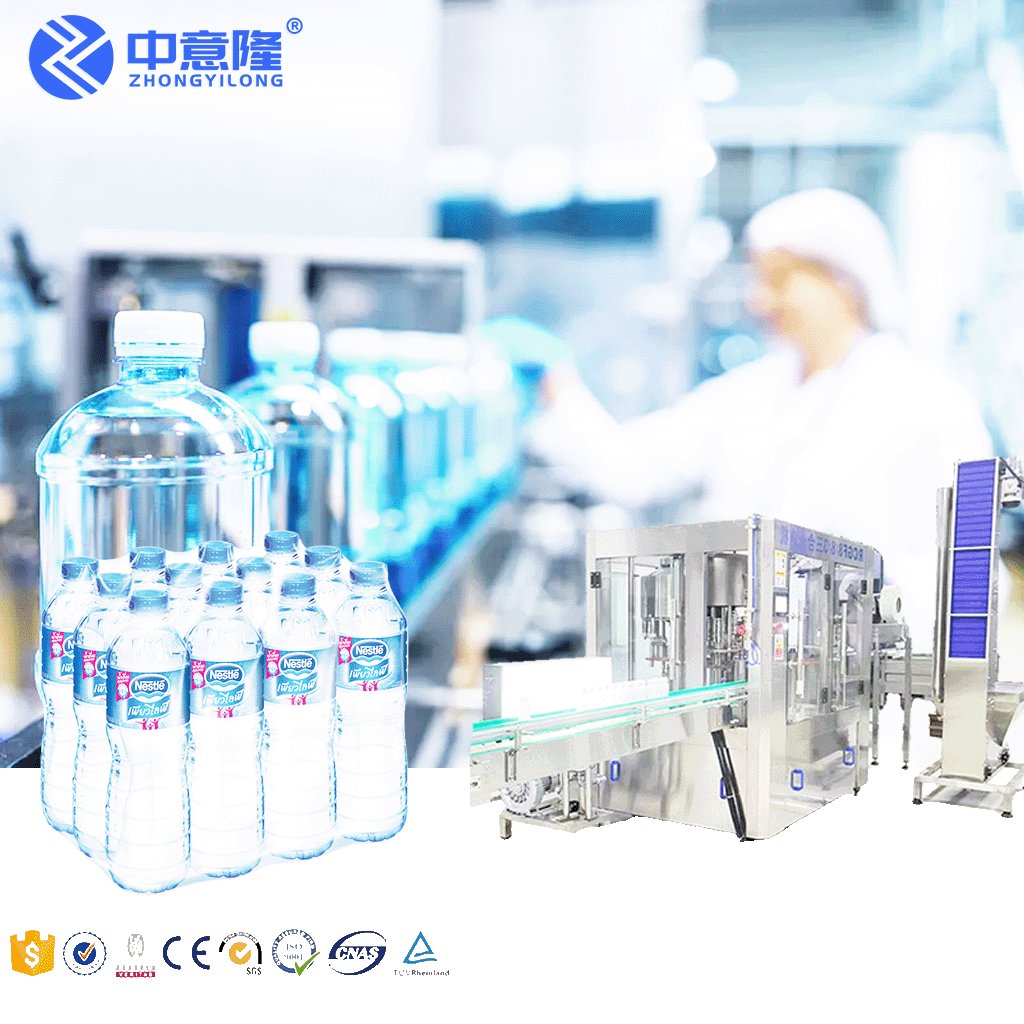24000 bph Complete Water Making Machine From A To Z 3in1 Machine Turnkey Mineral Water Production Machine Manufacturer
