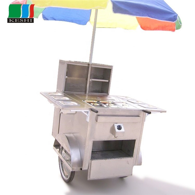 Multi-Use Outdoor Round Shape Mobile Bakery Food Cart Cold Drinks Trucks For Sale Ice Cream Sweet Food Truck Trailer