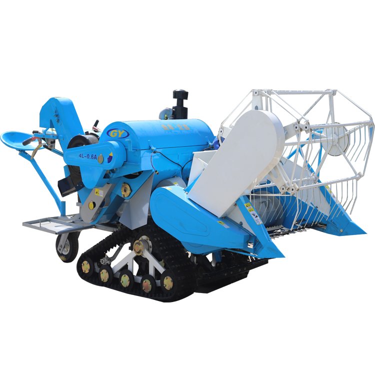 Price of water and dry Combine harvester 25 hp seat mounted rice harvester can unload grain automatically