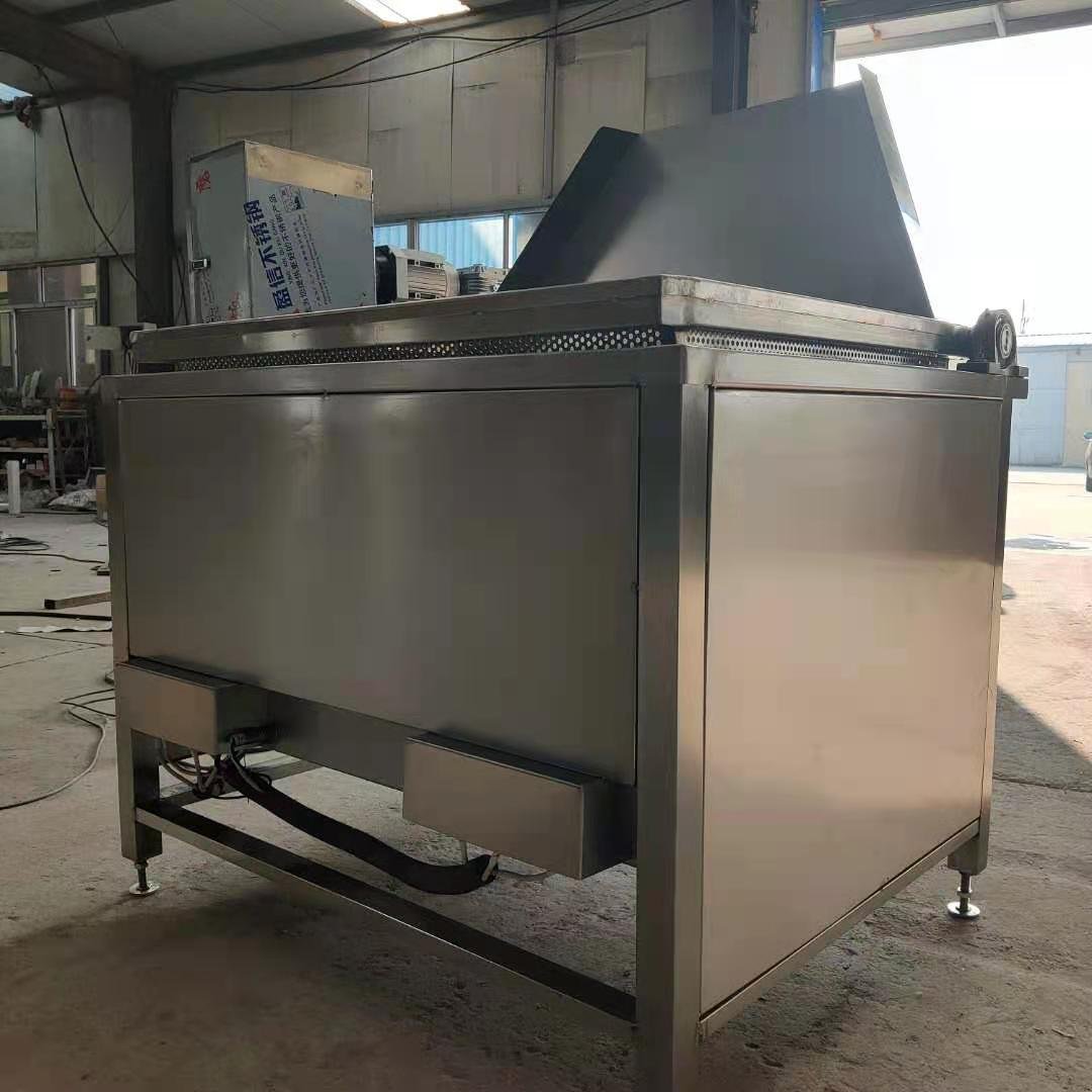 Fried Chicken Machine Fryer Pork Rinds Onion Frying Machine Automatic Deep Fryer Wooden Case Restaurant Equipment 1 Set 25L