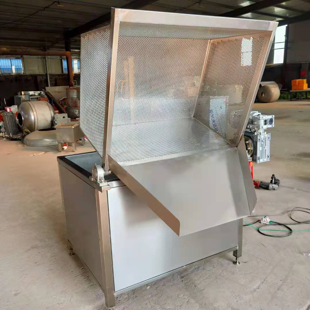 Fried Chicken Machine Fryer Pork Rinds Onion Frying Machine Automatic Deep Fryer Wooden Case Restaurant Equipment 1 Set 25L