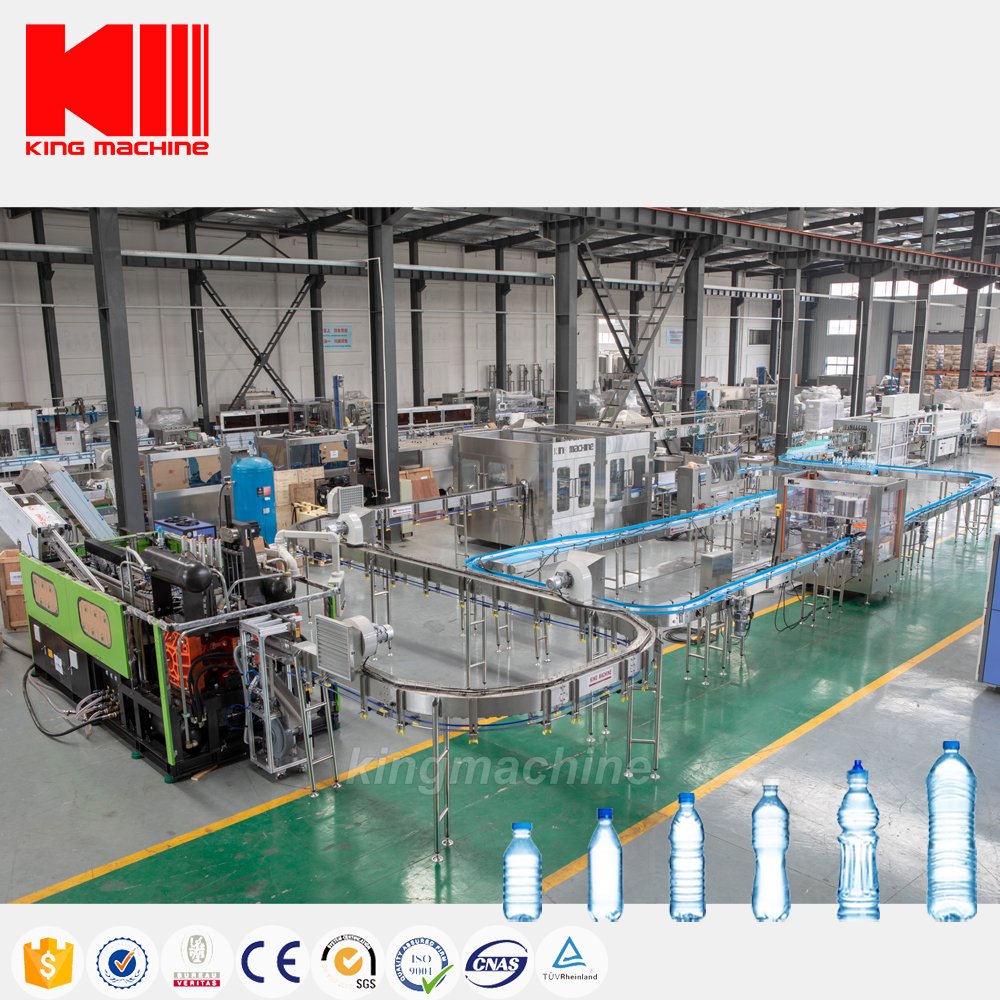 Automatic water Filling Factories pure mineral water bottling production line