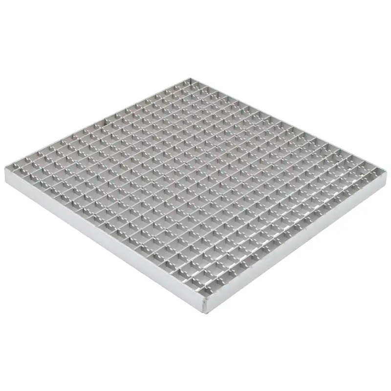 Industrial Galvanised Steel Gutter Panels Floor Stainless Steel Tree Grate Galvanized Serrated Safety Tooth Steel Grating