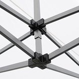 Professional china Heavy Duty Aluminum Frame Pop Up Canopy Tent PVC Fabric Outdoor Folding Tent canopy tents