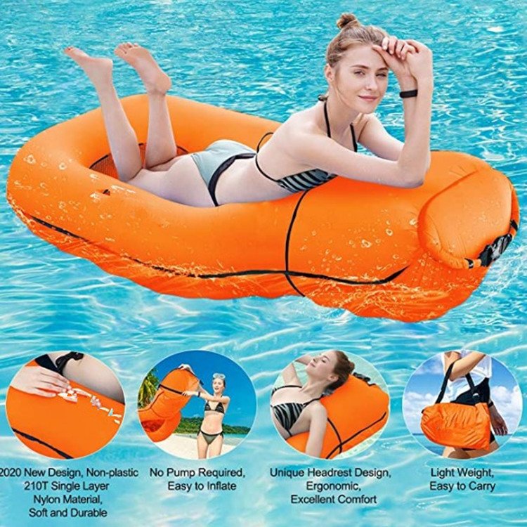 floating pool lounge chair, swimming pool inflatable floating bed and floating chair, water sofa