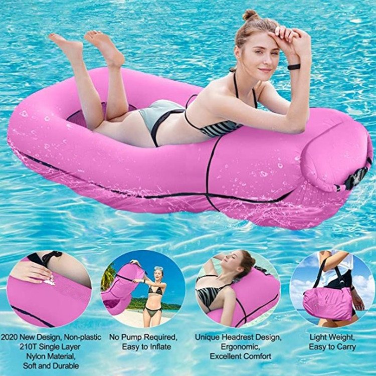 floating pool lounge chair, swimming pool inflatable floating bed and floating chair, water sofa