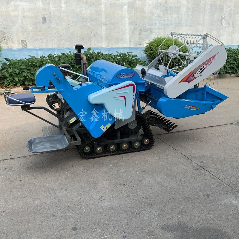 Rice Wheat Harvesting Machine Water Cooled Two Wheel Diesel Walking Tractor