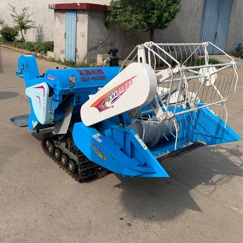 Rice Wheat Harvesting Machine Water Cooled Two Wheel Diesel Walking Tractor