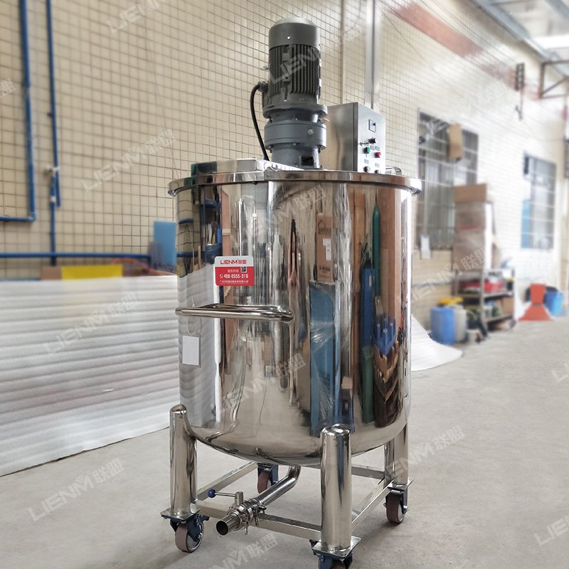 Hot Sale Chemical Equipment Mixing Tank Storage Tank for Perfume with Agitator 200l Wood Case Cosmetic Mixing Machine 50L- 20T