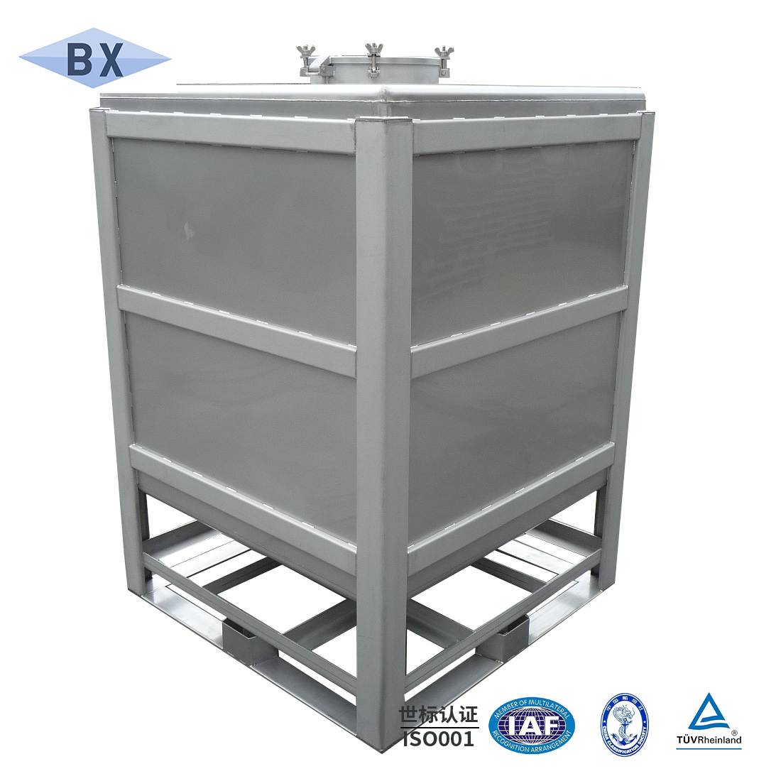 Manufacturer Price Stainless IBC Big Volume Storage Equipment 2000L Stainless Steel Tank Water Chemical Liquid Storage