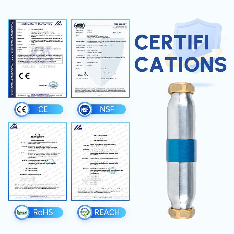Long-Life Scale Inhibition And Rust Prevention Water Treatment Device