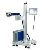 Gold Silver Copper Iron Conveyor 1064Nm Flying Type Fiber Laser Marking Machines production line for fiber laser marker Pen