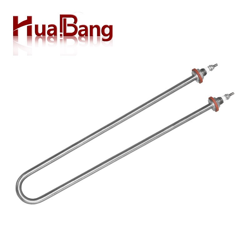 Electric stainless steel water rod tubular flange immersion heater for solar water tank