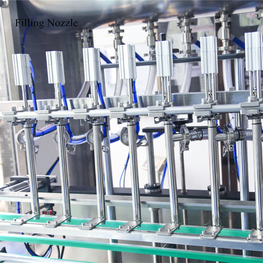 ZXSMART Factory High Accuracy Automatic Small Glass Water Bottle Liquid Production Lines Filling Machine