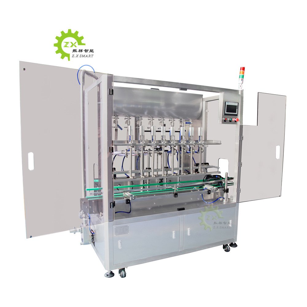 ZXSMART Factory High Accuracy Automatic Small Glass Water Bottle Liquid Production Lines Filling Machine