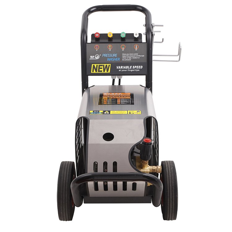 2.2KW 1740psi electric hand push type high pressure washer water tank cleaning machine