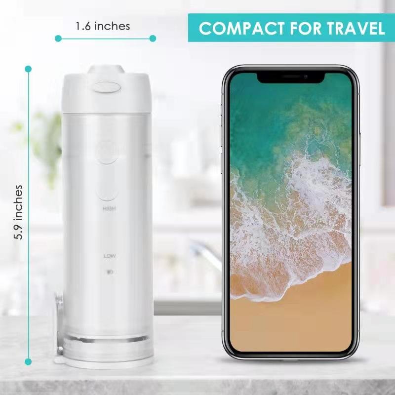 H2ofloss Travel Ipx7 Waterproof Dental Portable Cordless Oral Irrigator Water Flosser