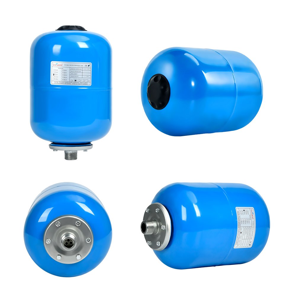 Manufacturers can Customize 8L 10bar Vertical Air Compressor Receiver Pressure Carbon Steel Water Supply Stabilizing Tank