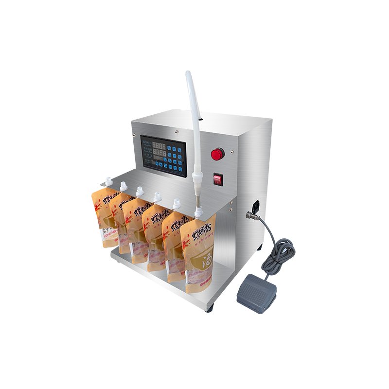 Single-head nozzle suction nozzle filling machine Juice drink milk bag water bag liquid semi- Liquid bag filling machine