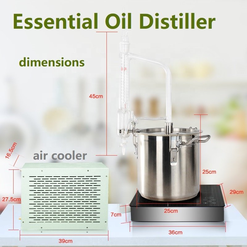 304 stainless steel herb lavender essential oil extraction equipment distillation