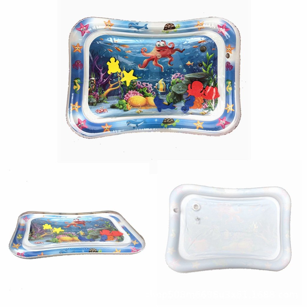 2024 Baby development play water mat inflatable play mat 0 To 24 Months Newborns Crawling Water Pad