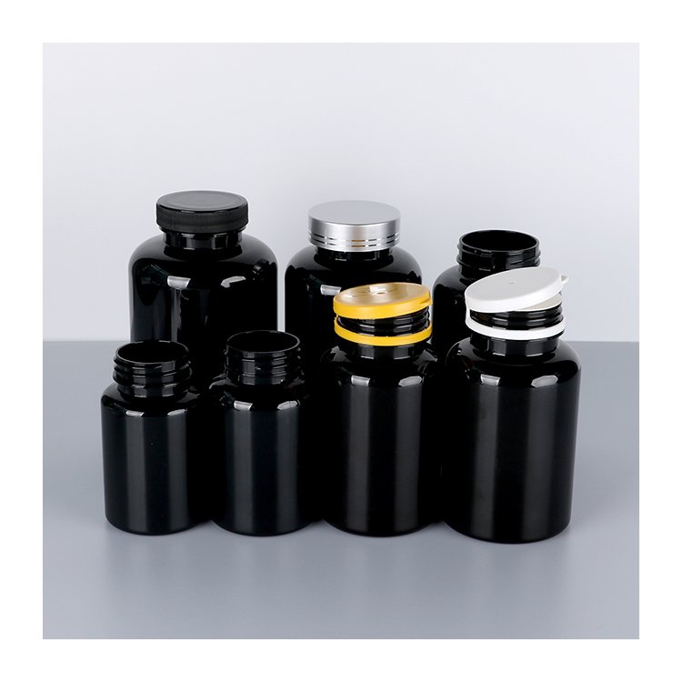 100ml-500ml Medical Products Capsule Powder Pill Packaging Screw Cap Empty Plastic Jar Bottle for Vitamin
